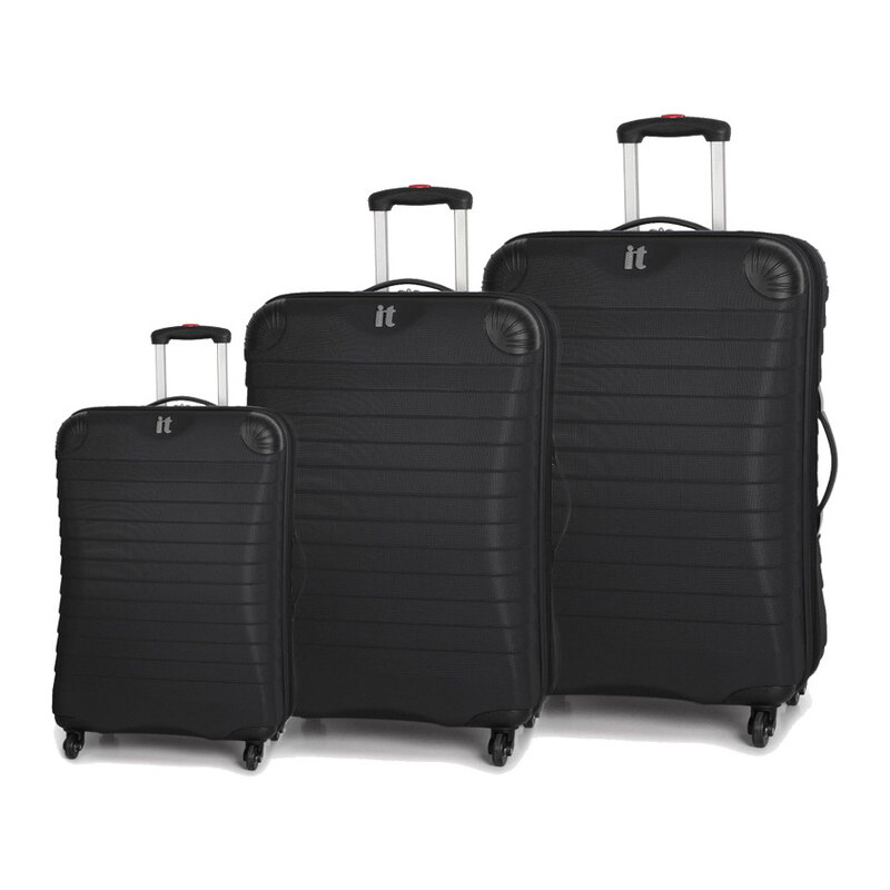 IT Luggage Sada cestovních kufrů 135L/87L/38L TR-1036/3 ABS černá