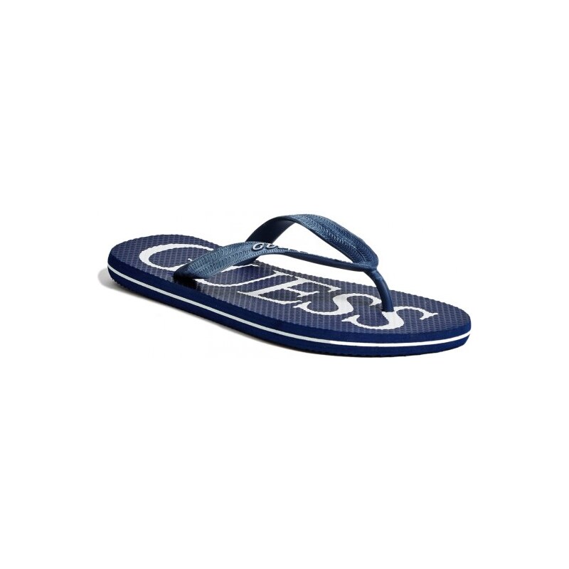 GUESS GUESS Byron Logo Flip-Flops - navy blue