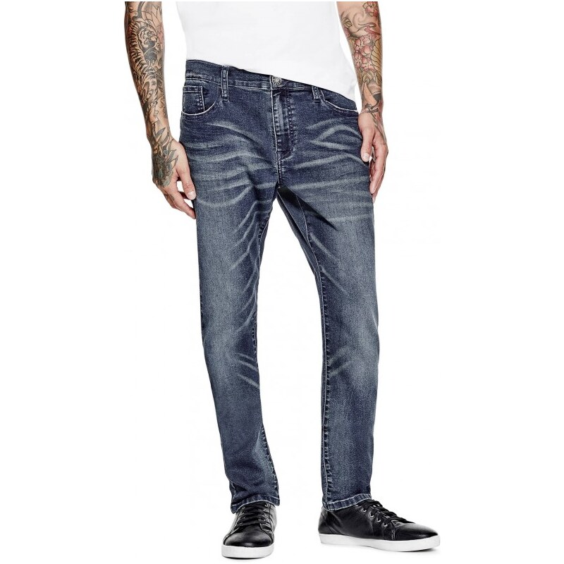 GUESS Brenan Skinny Jeans - medium wash
