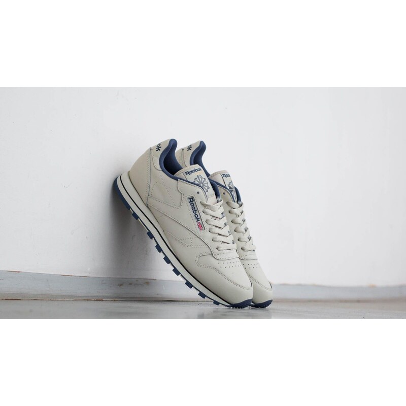 Reebok Classic Leather Ecru/ Navy