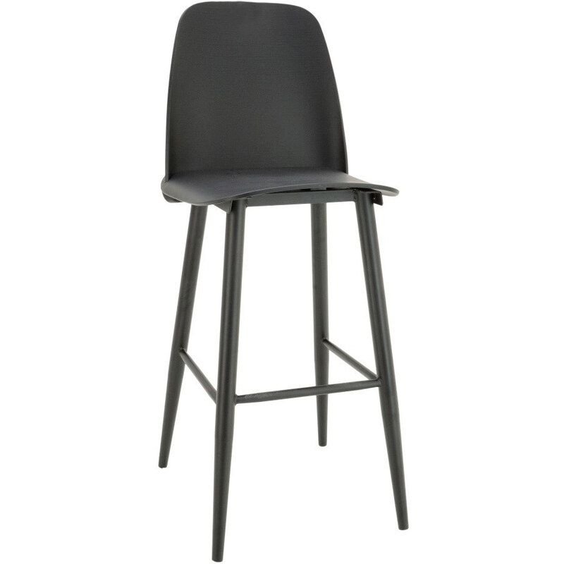 Černá barová židle InArt Minimal