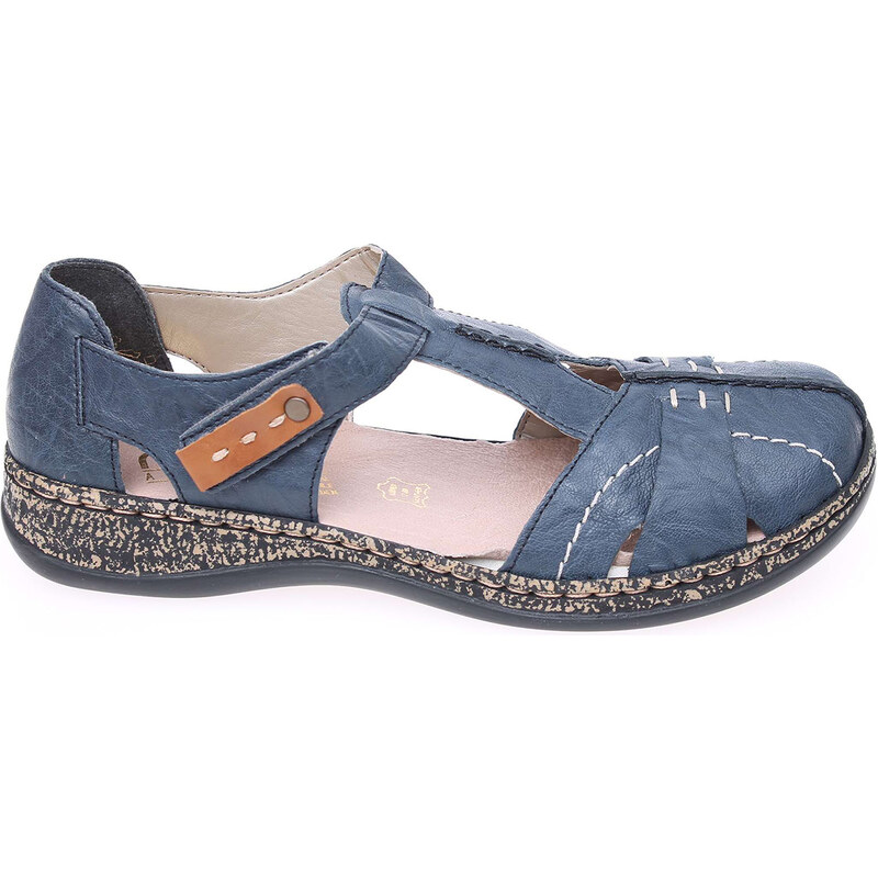 Rieker dámské sandály 46380-14 modré