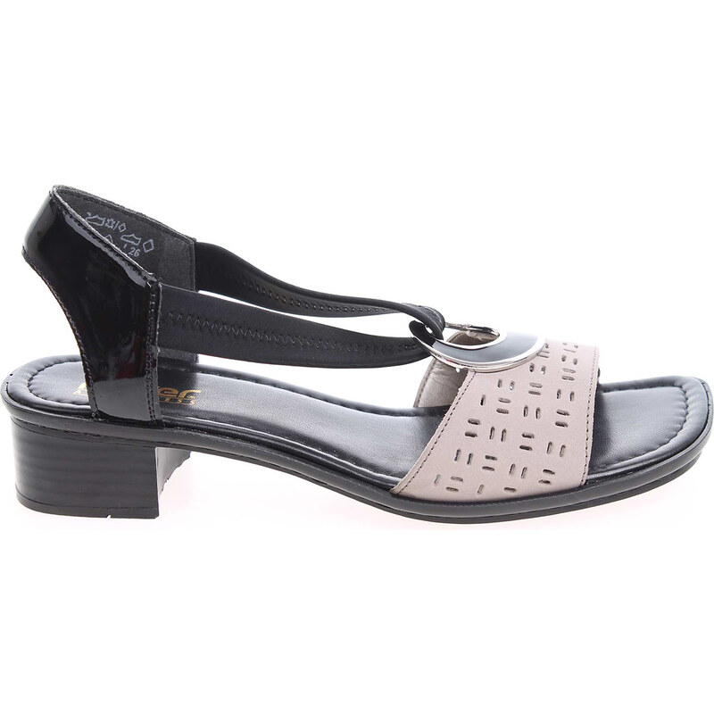 Rieker dámské sandály 62655-40 šedá-černá