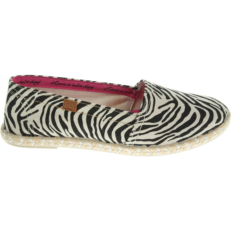 Gioseppo Sagunto zebra dívčí obuv textilní