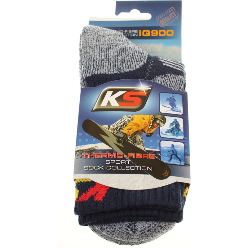 Rejnok Dovoz KS Thermo Fibre funkční ponožky modré