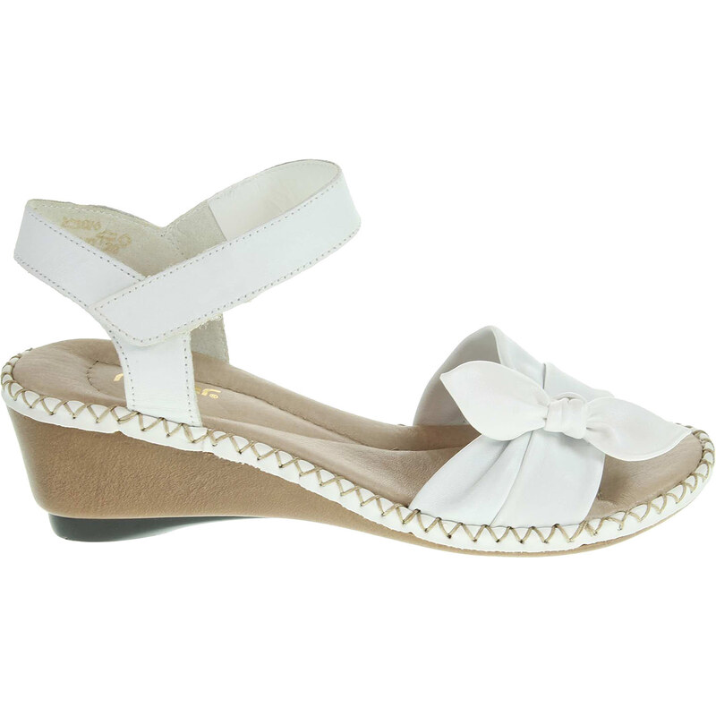 Rieker dámské sandály 66173-80 bílé