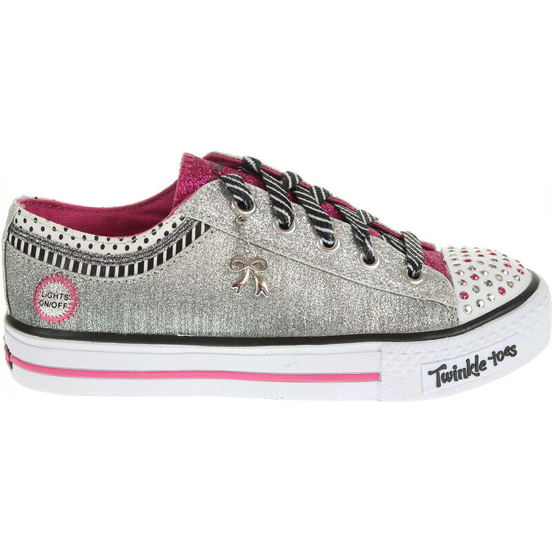 Skechers Charmingly Chic silver-hot pink