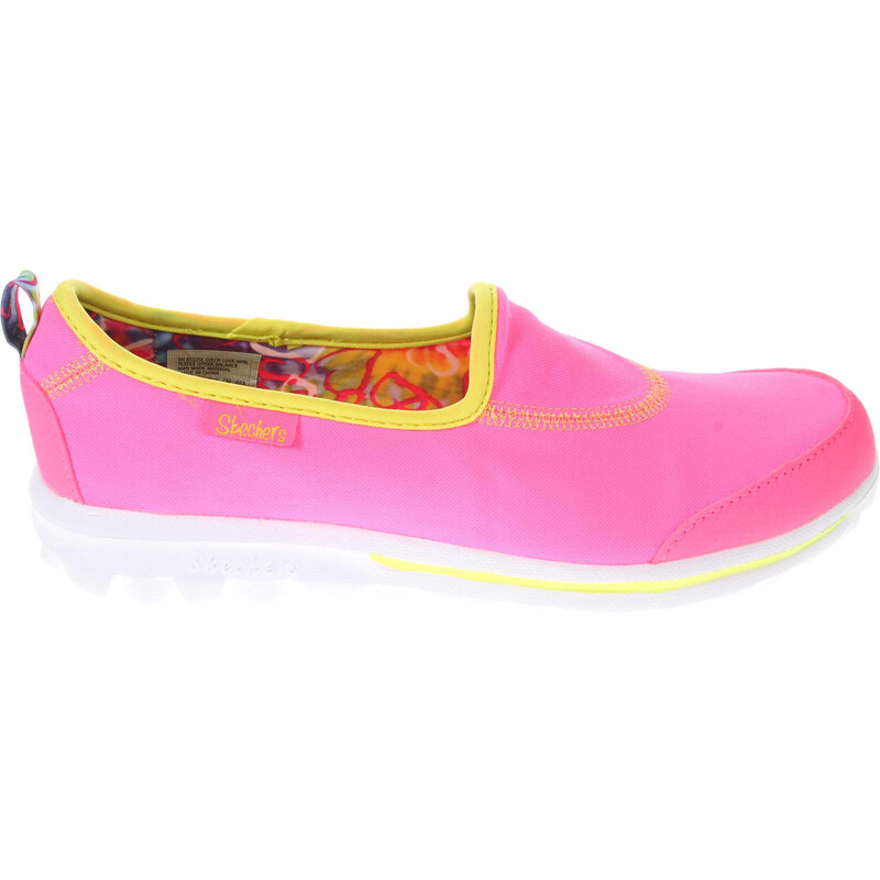 Skechers Go Walk n.pink/n.lime 81020L NPNL neon pink/neon lime