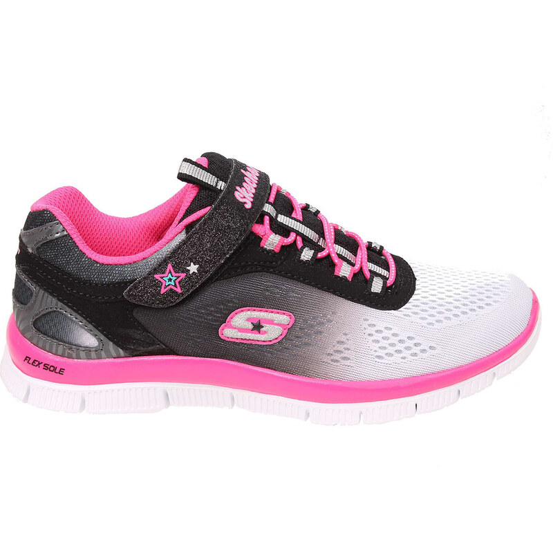 Skechers Skech Appeal white-black-hot pink