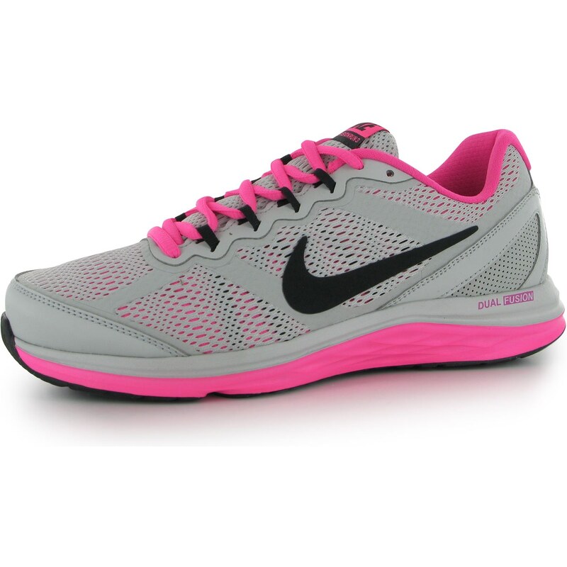 Běžecká obuv Nike Dual Fusion 3 dám. šedá/růžová