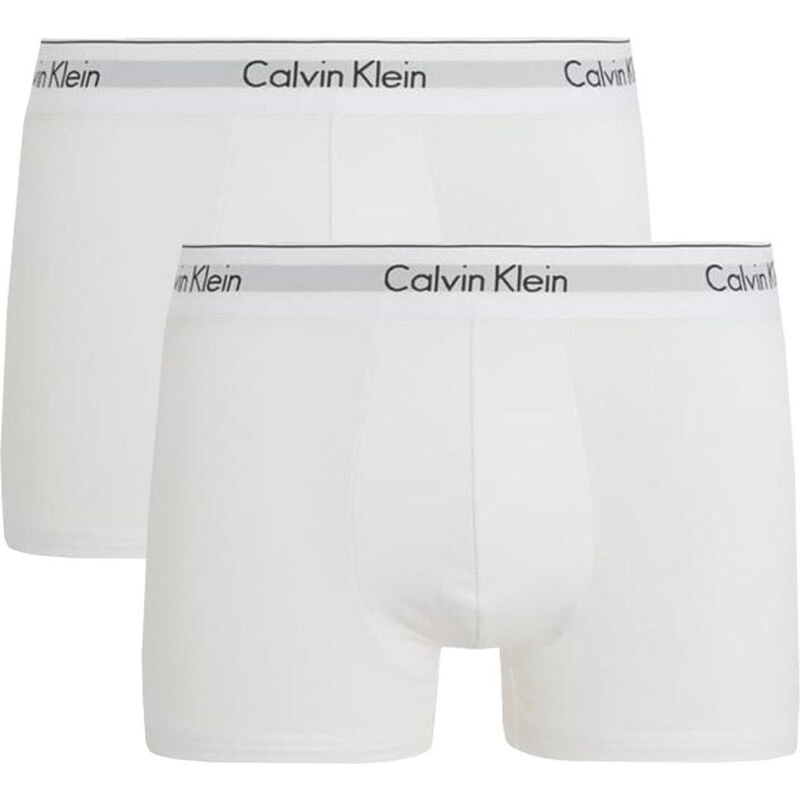 Calvin Klein Trunk Modern Cotton Stretch White - 2 balení