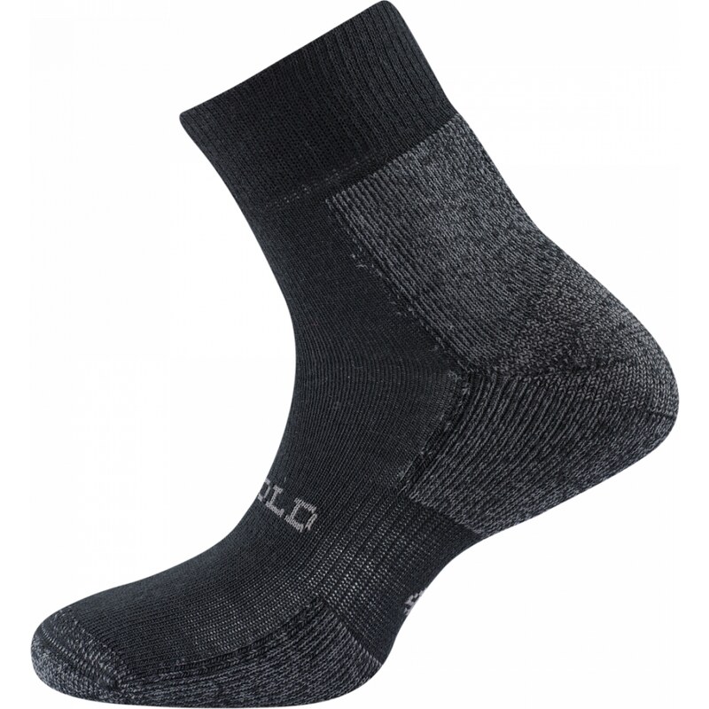 Devold Hiking ankle ponožky černá / šedá 43 - 45