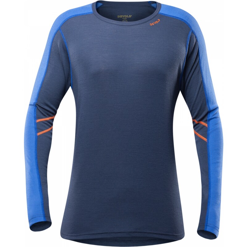 Devold Sport pánské triko dlouhý rukáv tmavě modrá / modrá XL