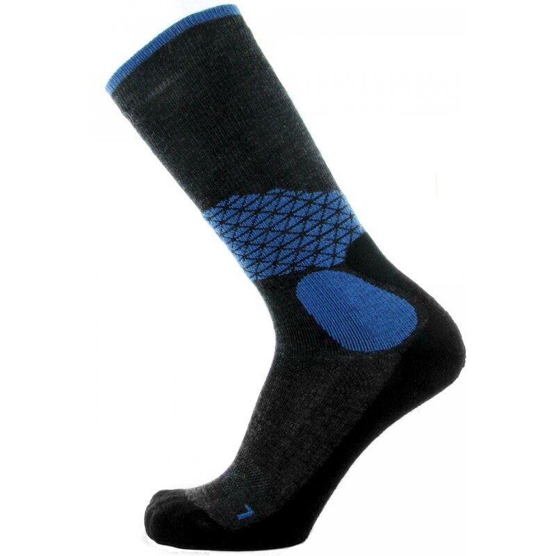 Devold Cross country ponožky tmavě šedá / modrá 37 - 39