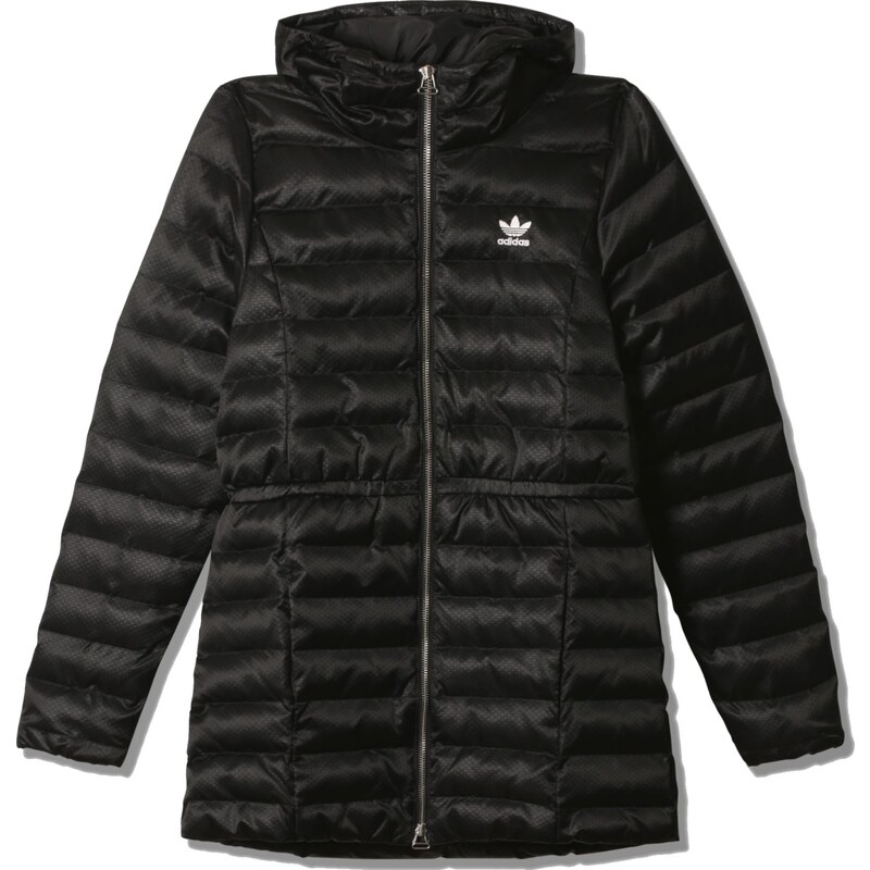 adidas Zimní pohodlný kabát Slim černá 32
