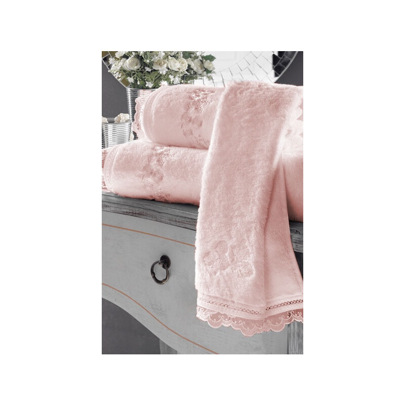 Soft Cotton Malý ručník LUNA 32x50 cm, Růžová, 580 gr / m², Česaná prémiová bavlna 100%