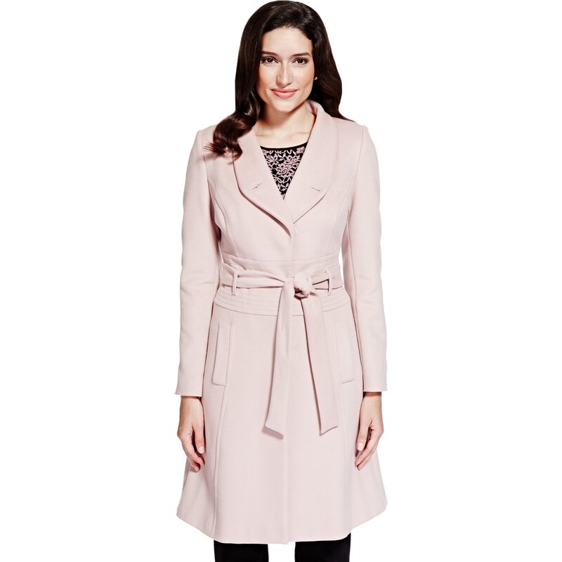 Marks and Spencer Per Una Wrap Belted Coat