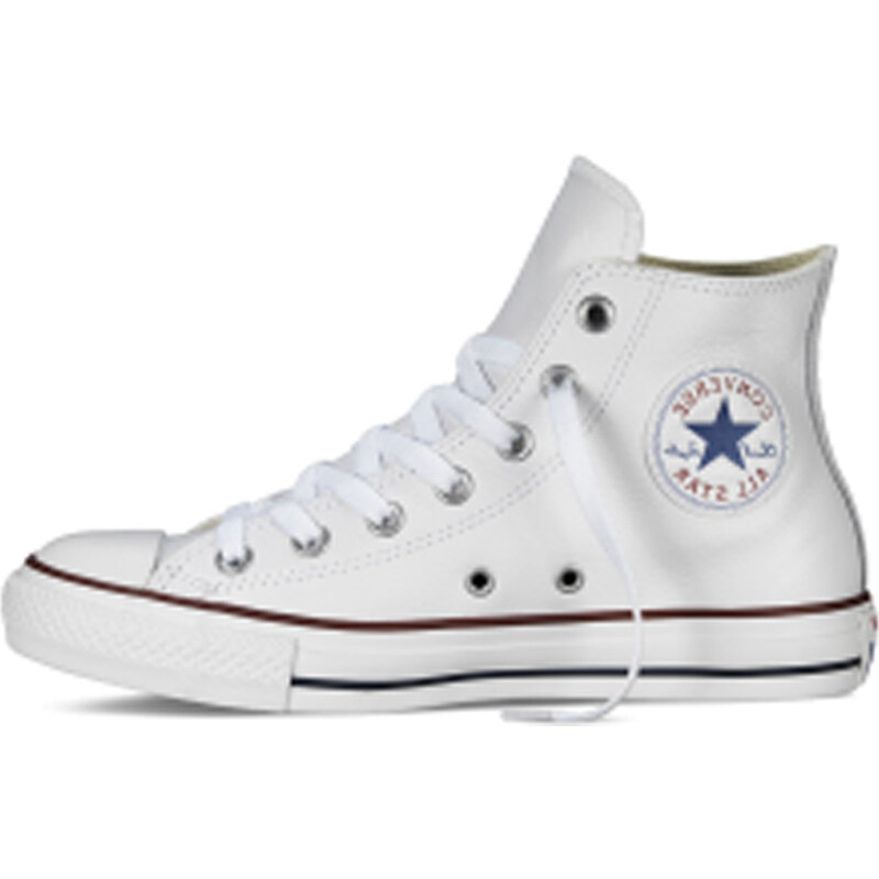 Converse bílé dámské boty Chuck Taylor All Star Leather White - 41 -  GLAMI.cz