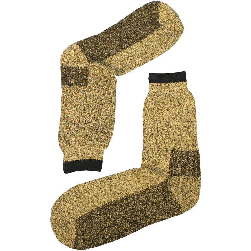 Sport Teplé vlněné ponožky Thermo 39-42 světle hnědá