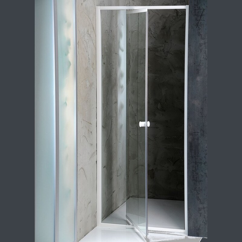 AQUALINE - AMICO sprchové dveře výklopné 820-1000x1850 mm, čiré sklo (G80)