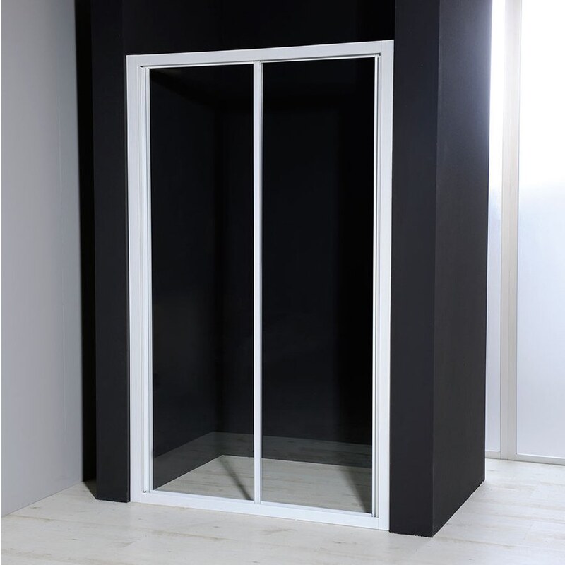 AQUALINE - AURELIA Sprchové dveře posuvné, čiré sklo, 1200 mm (F120)