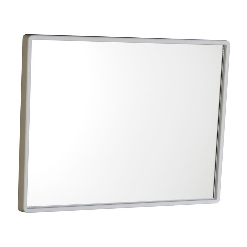 AQUALINE - Zrcadlo 40x30cm, plastový bílý rám (22436)