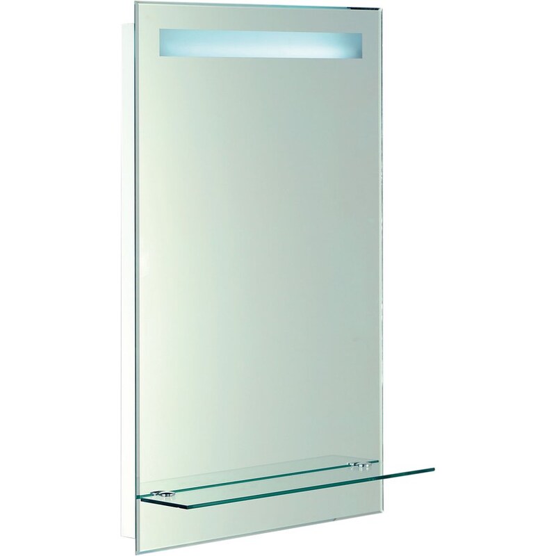 AQUALINE - Zrcadlo 50x80cm, podsvícené s policí (ATH12)