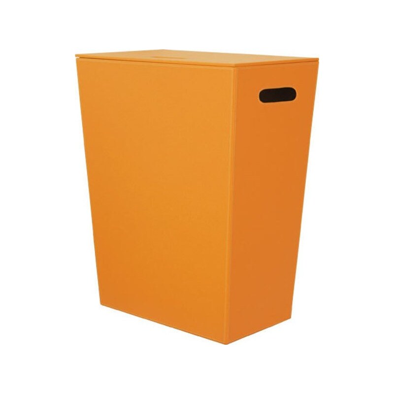 SAPHO - ECO PELLE koš na prádlo 47x60x30cm, oranžová (2463OR)