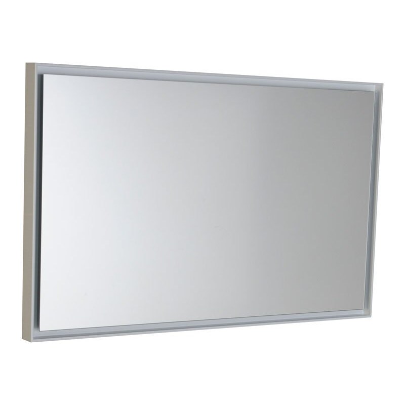 SAPHO - FLOAT zrcadlo s LED osvětlením 900x550mm, bílá (22561)
