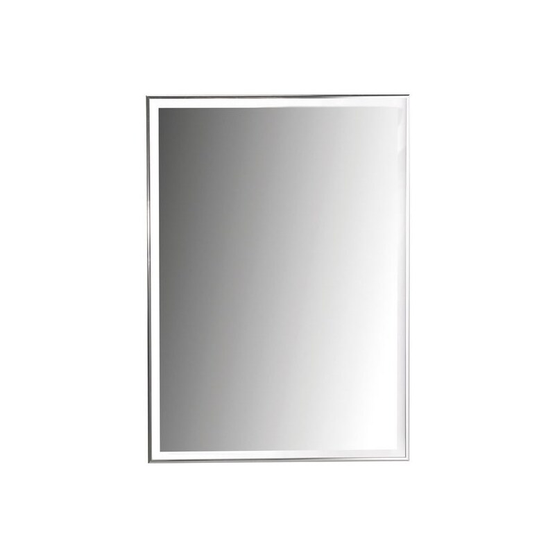 SAPHO - LUMINAR zrcadlo v rámu s LED osvětlením 700x500mm, chrom (NL556)