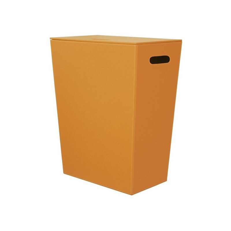 SAPHO - ECO PELLE koš na prádlo 43x48x26cm, oranžová (2462OR)