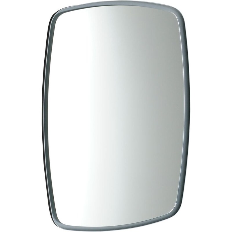 SAPHO - FLOAT zrcadlo s LED osvětlením 500x700mm, bílá, 'soudek' (22573)