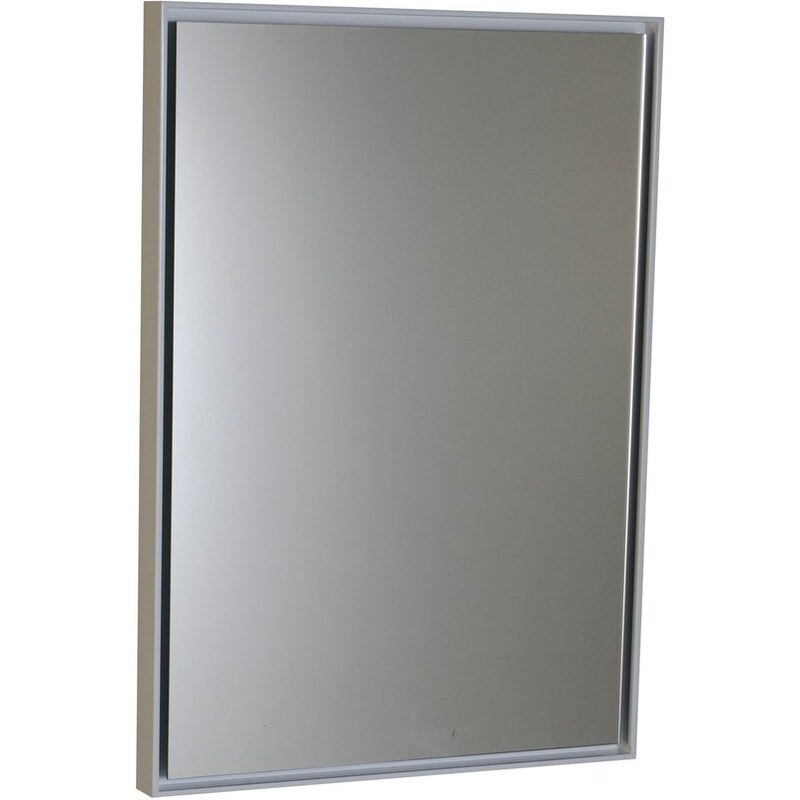 SAPHO - FLOAT zrcadlo s LED osvětlením 400x600mm, bílá (22556)
