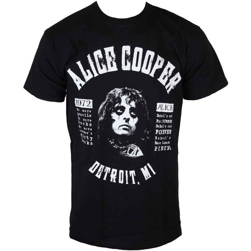 Tričko metal pánské Alice Cooper - Schools Out Lyrics - ROCK OFF - ACTEE14MB