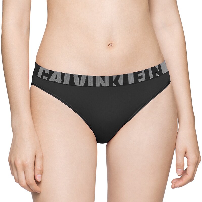 Dámská tanga Calvin Klein Seamless černé