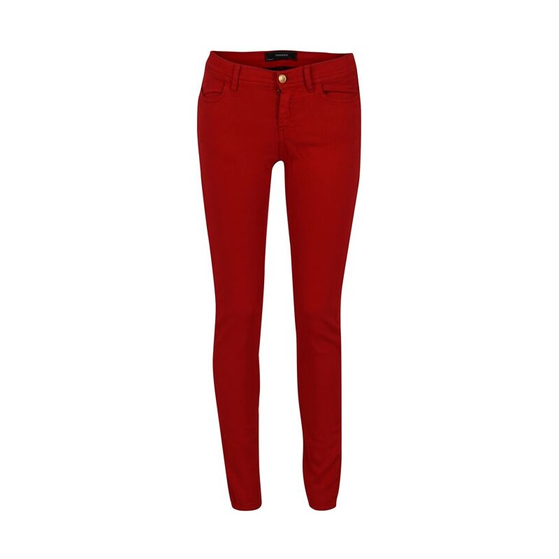At Republic Taurus Skinny Womens Jeans Red 24W 30L