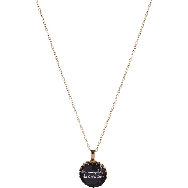 Rock N Rose Exclusive To ASOS So Many Boys So Little Time Necklace