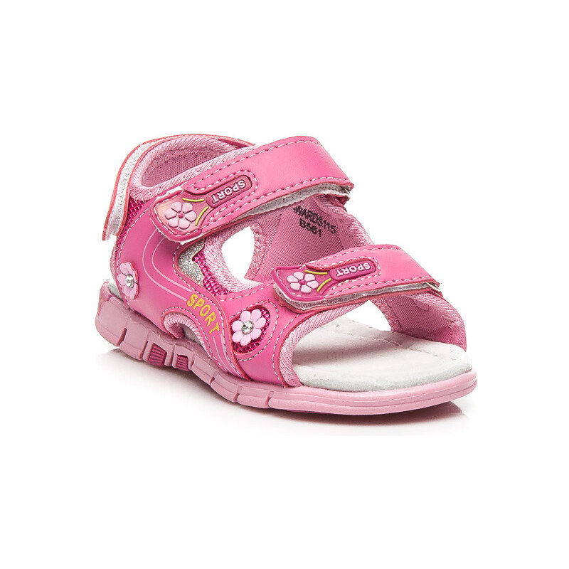 Růžové sandály - B561F