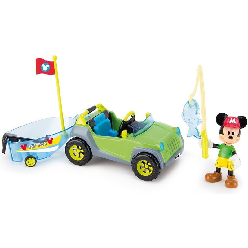 Mikro Trading Mickey Mouse s rybářským člunem