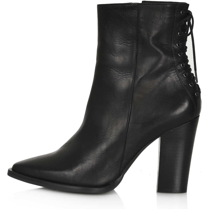 Topshop PITTSBURG Lace Back Boots