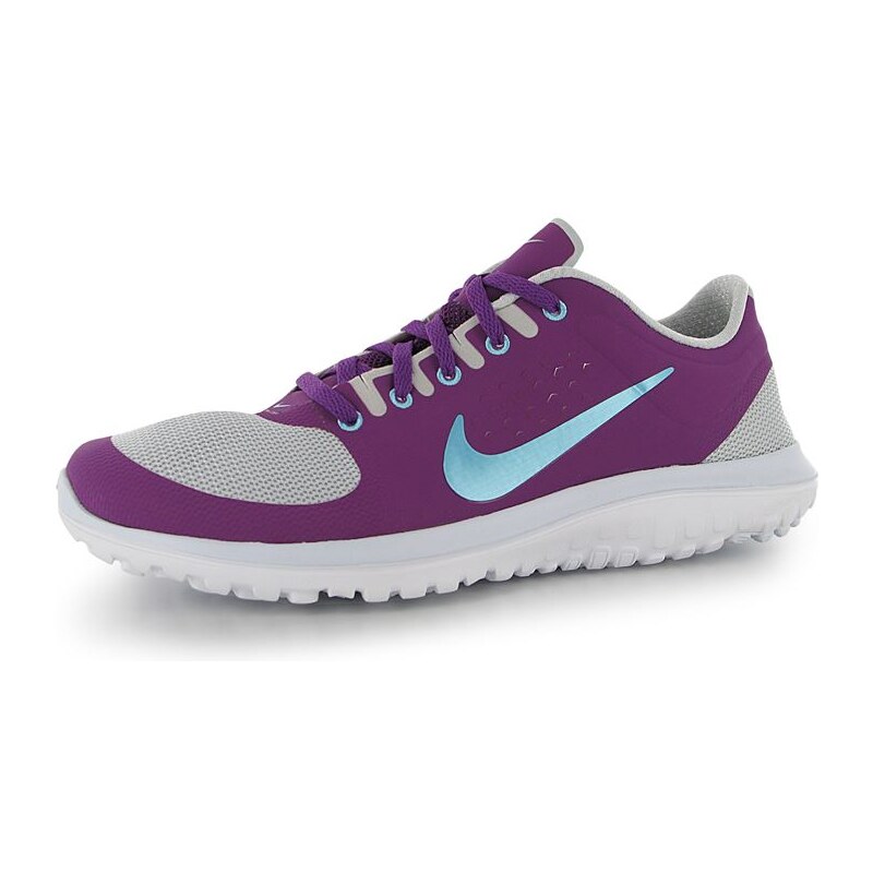 Nike FS Lite Run Ladies Plat/Blue/Grape 3