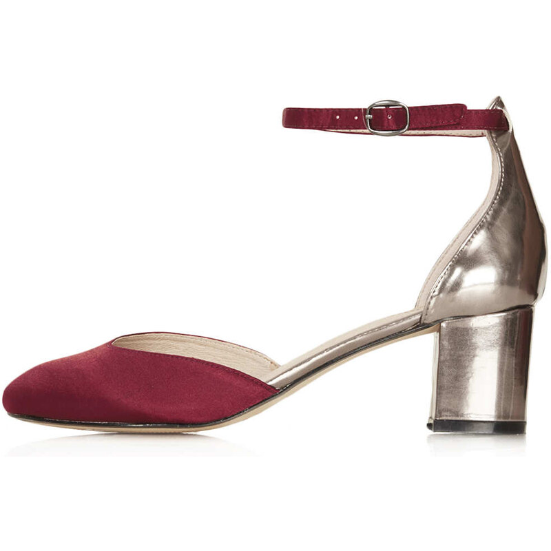 Topshop JUNIPER Metallic Mid Heels