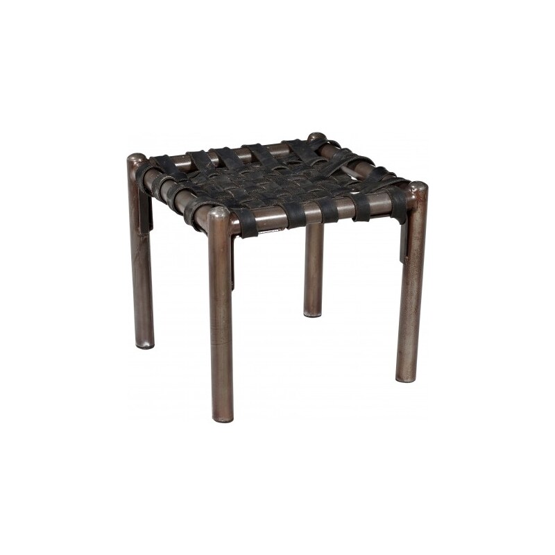 Industrial style, Pohodlná židle s kovovou konstrukcí 40x45x45cm (1235)