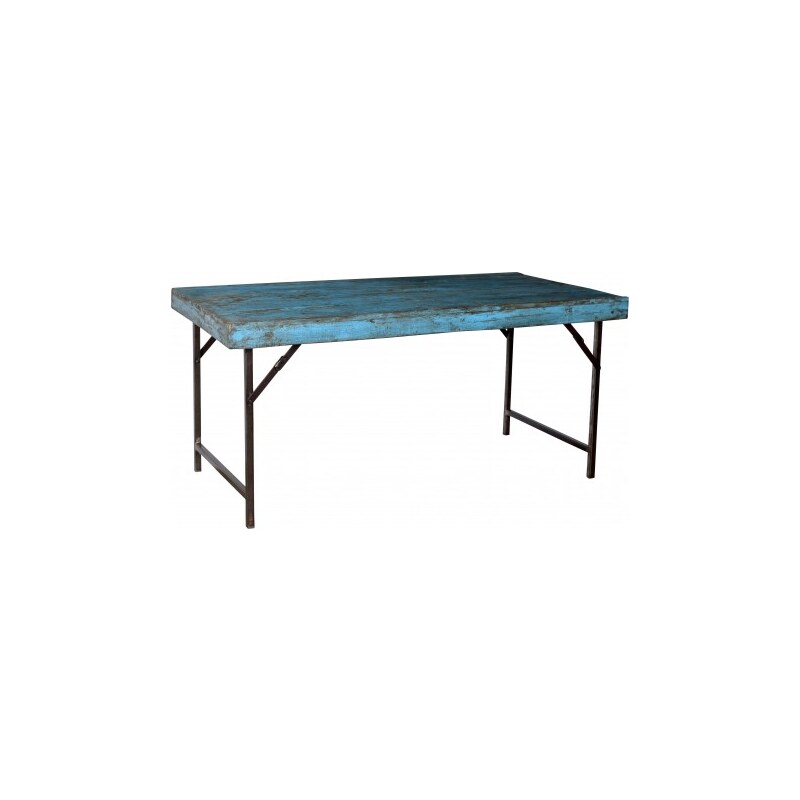 Industrial style, Masivní mohutný stůl 75x155-160x75-80cm (1241)