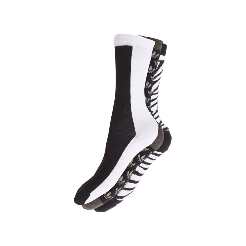 Adidas Ponožky Crew Sock 3p W ženy Doplňky Ponožky M30638