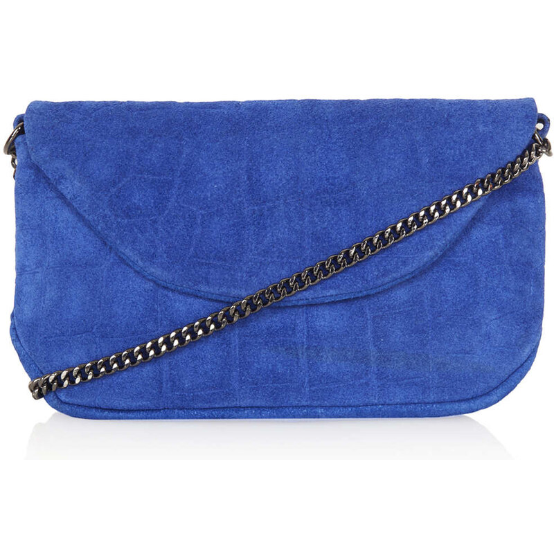 Topshop Chain Strap Leather Crossbody Bag