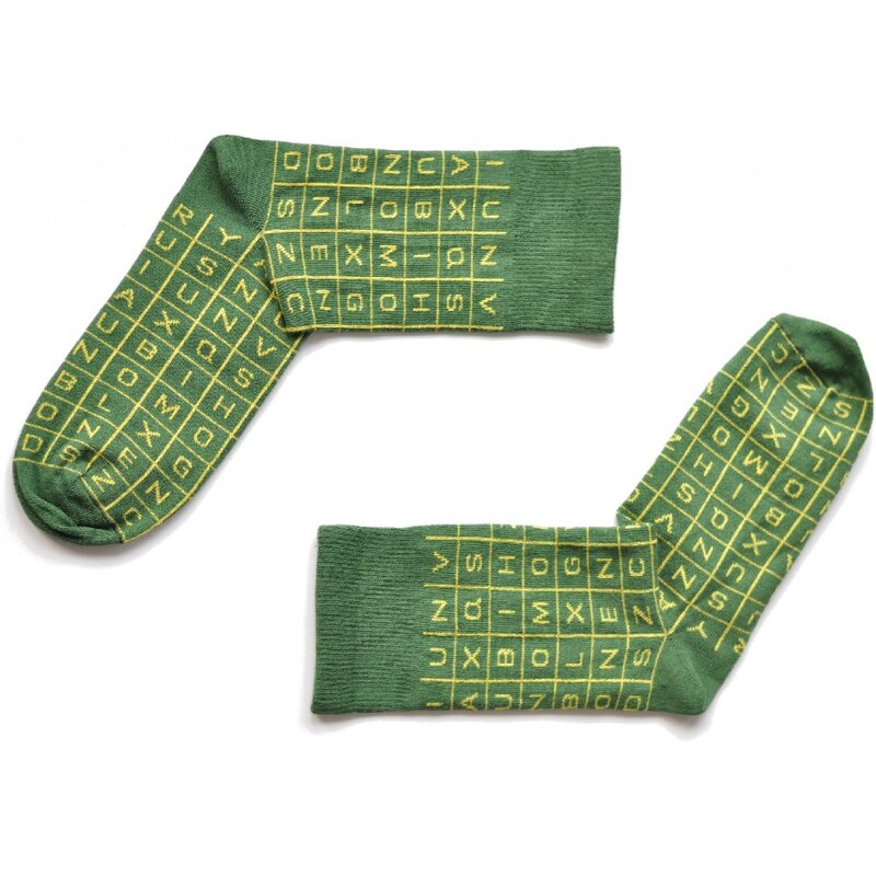 Zuuxo ponožky | 01| zelená, žlutá | dámské ponožky | 36-40