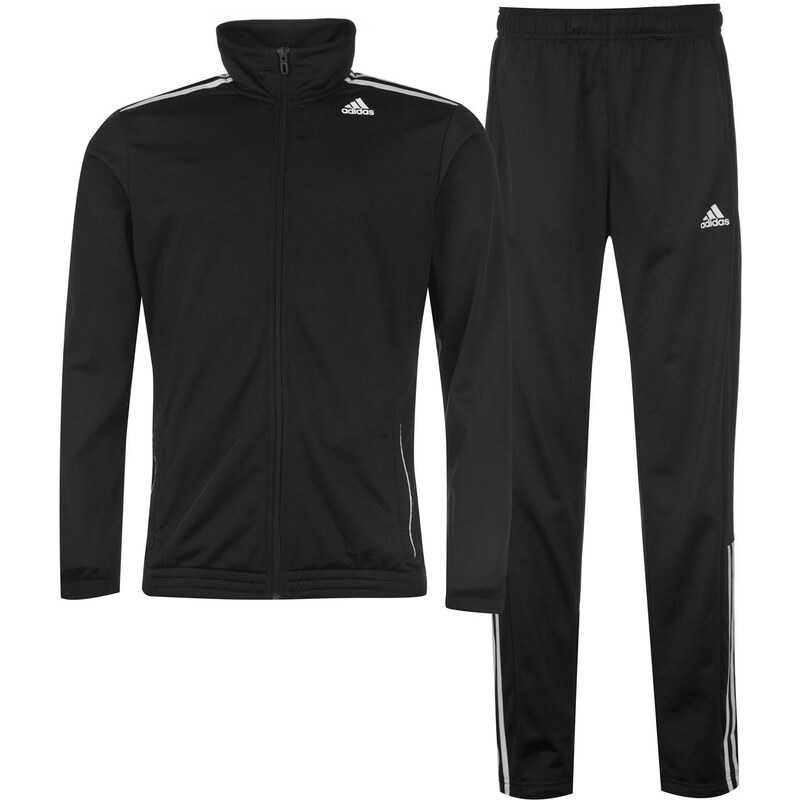 Sportovní souprava adidas 3 Stripe Suit pán. černá/bílá