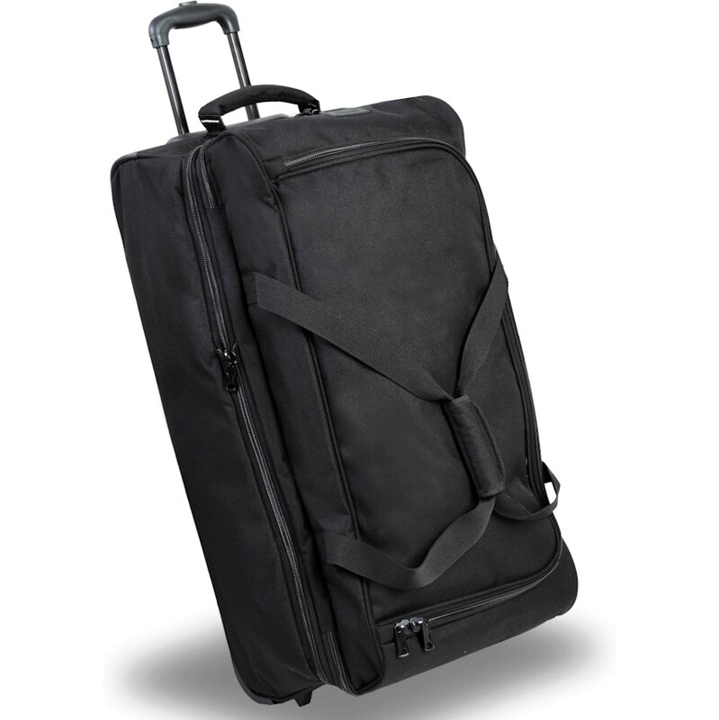 Cestovní taška na kolečkách MEMBERS TT-0032 - černá 115 l + 20%