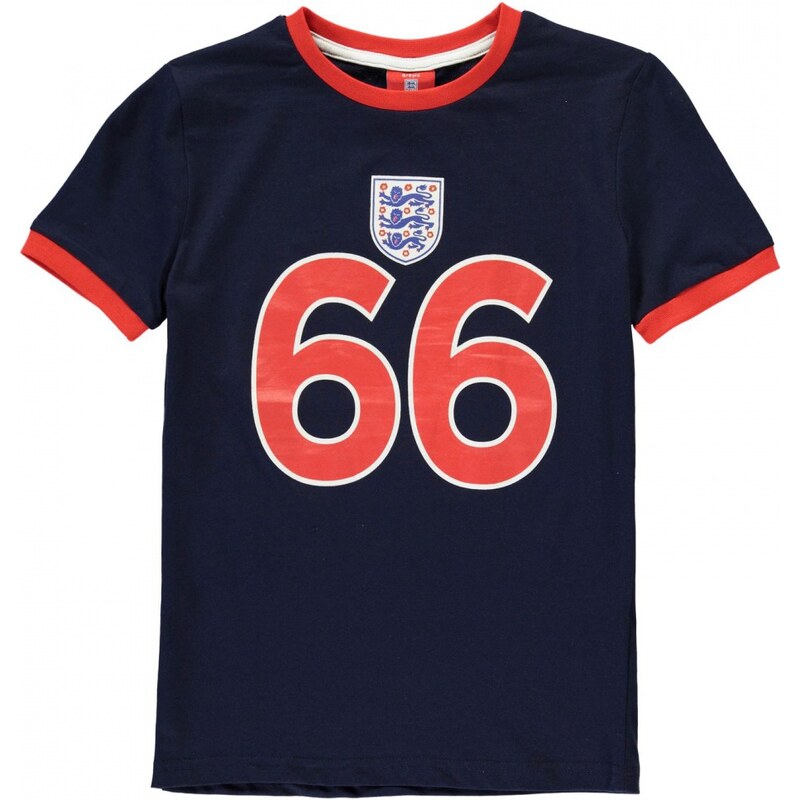 England 154 Football T Shirt Junior, navy
